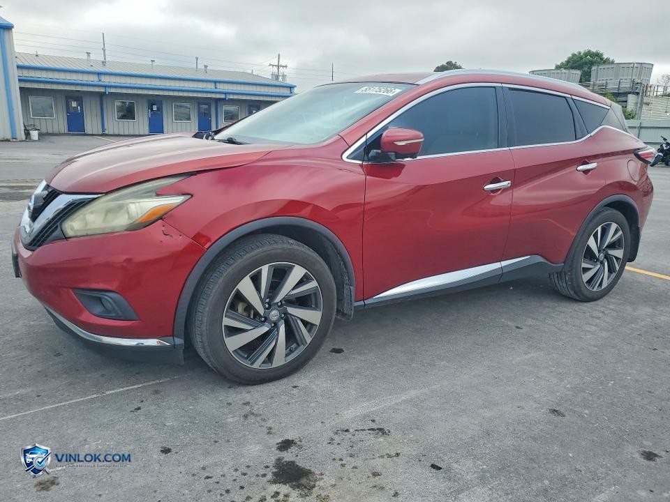 2015 NISSAN MURANO PLATINUM – Lot 55175266 auction photo