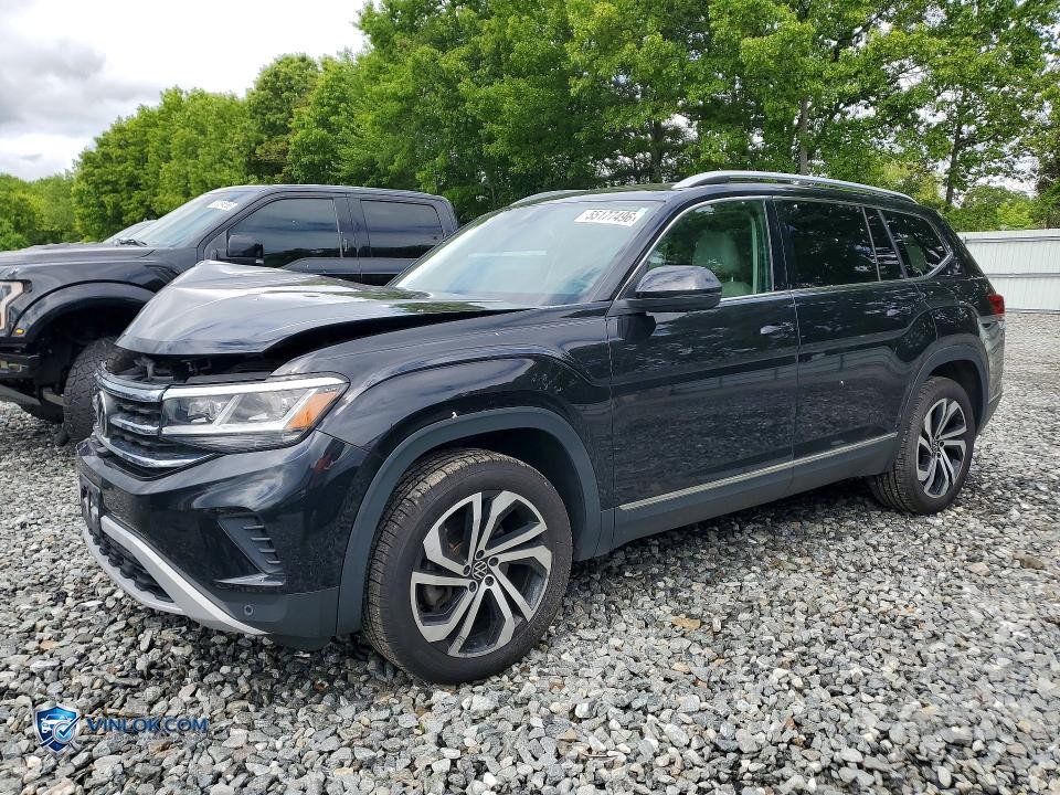 2021 VOLKSWAGEN ATLAS SEL PREMIUM – Lot 55177496 auction photo