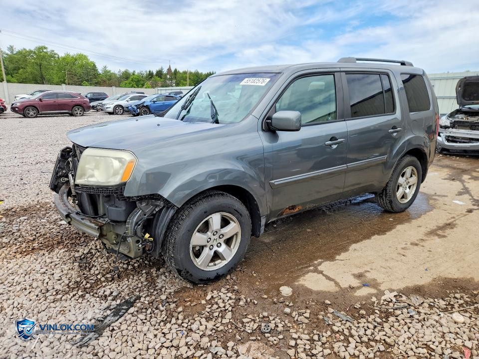 2009 HONDA PILOT EXL – Lot 55182576 auction photo