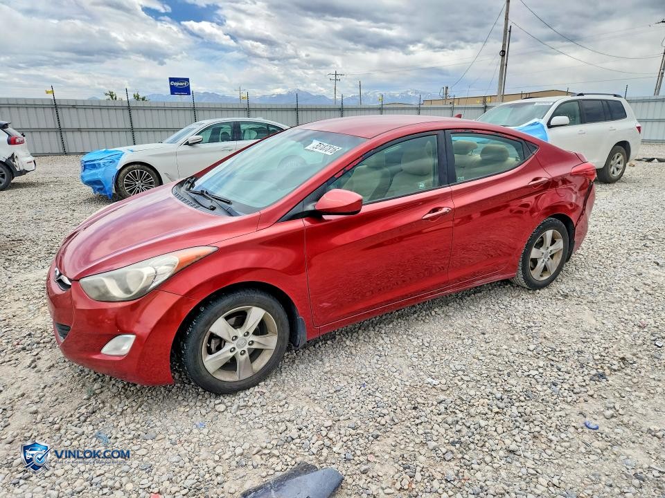 2013 HYUNDAI ELANTRA GLS – Lot 55187816 auction photo
