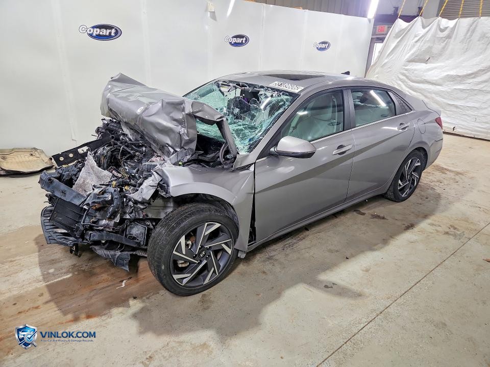 2025 HYUNDAI ELANTRA LIMITED – Lot 55189606 auction photo