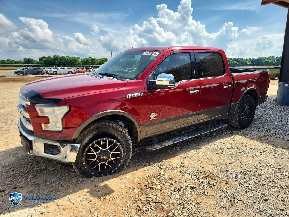2015 FORD F150 SUPERCREW – Lot 55189996 auction photo