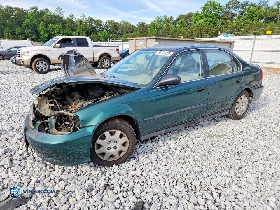 2000 HONDA CIVIC LX – Lot 55192256 auction photo
