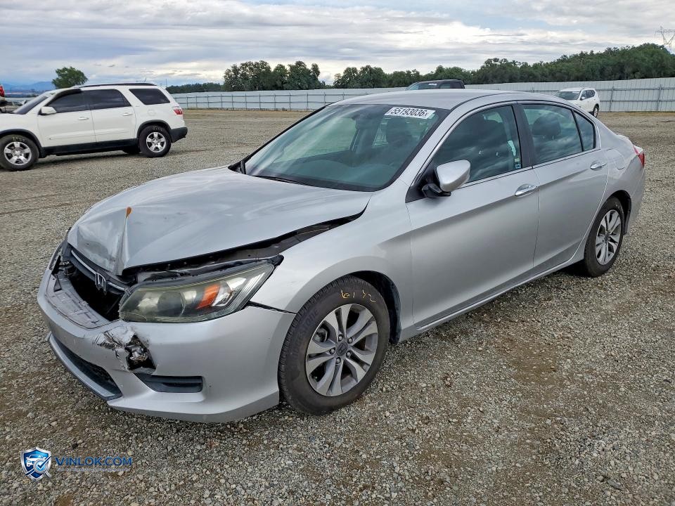 2014 HONDA ACCORD LX – Lot 55193036 auction photo