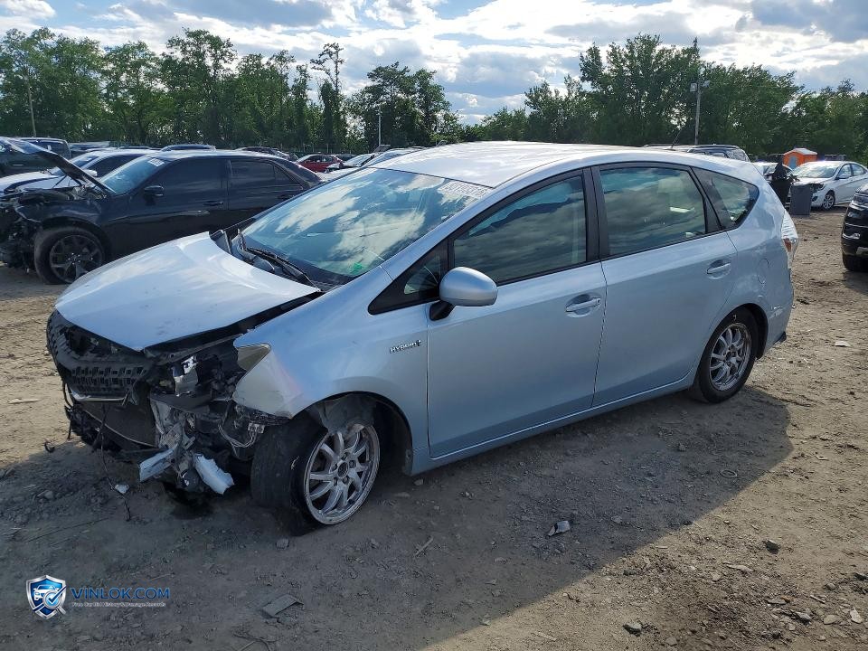 2012 TOYOTA PRIUS V THREE – Lot 55193316 auction photo