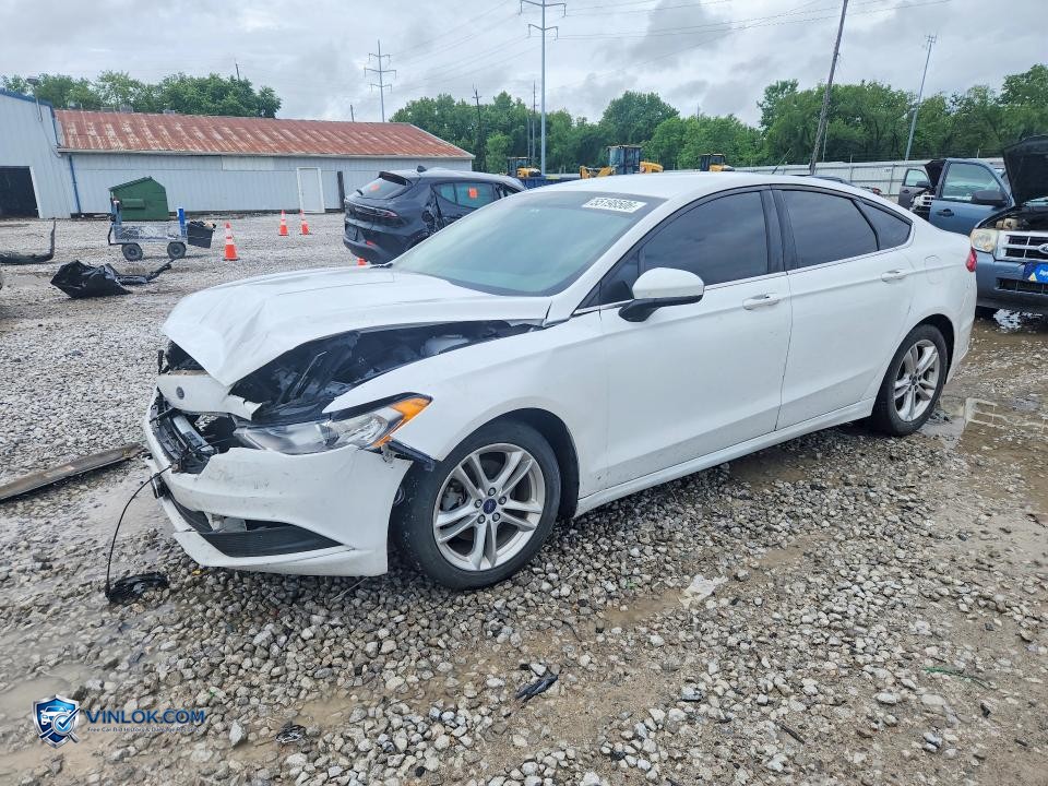 2018 FORD FUSION SE – Lot 55198506 auction photo