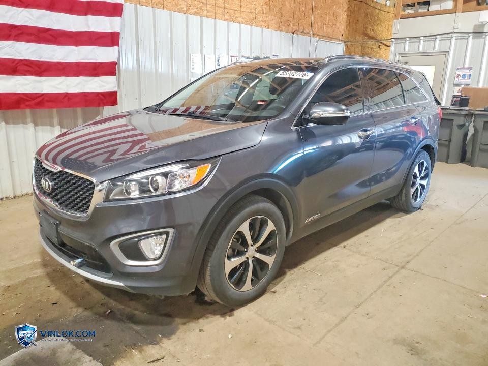 2016 KIA SORENTO EX – Lot 55202176 auction photo