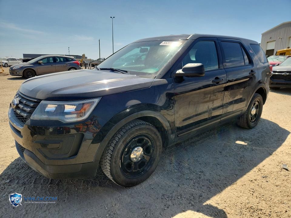 2017 FORD EXPLORER POLICE INTERCEPTOR – Lot 55205606 auction photo
