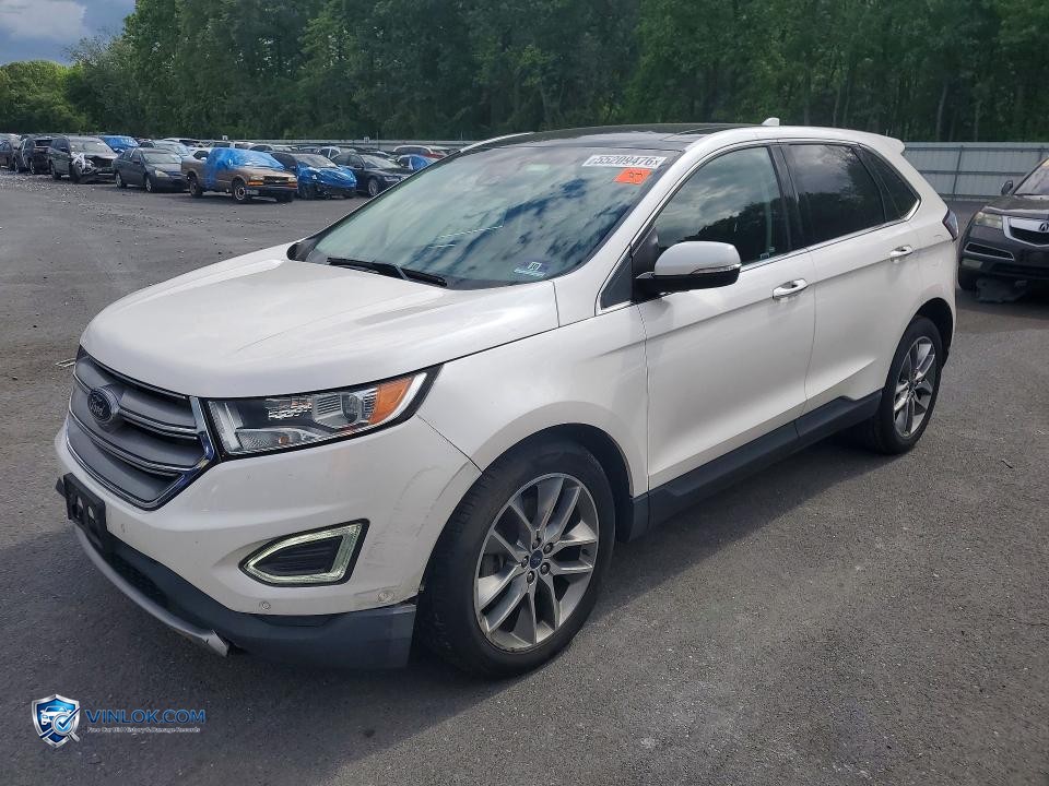2016 FORD EDGE TITANIUM – Lot 55209476 auction photo
