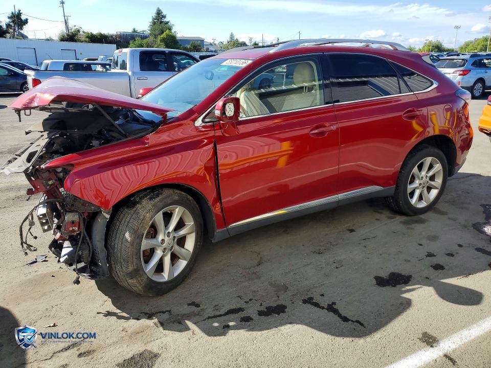 2010 LEXUS RX 350 – Lot 55210156 auction photo