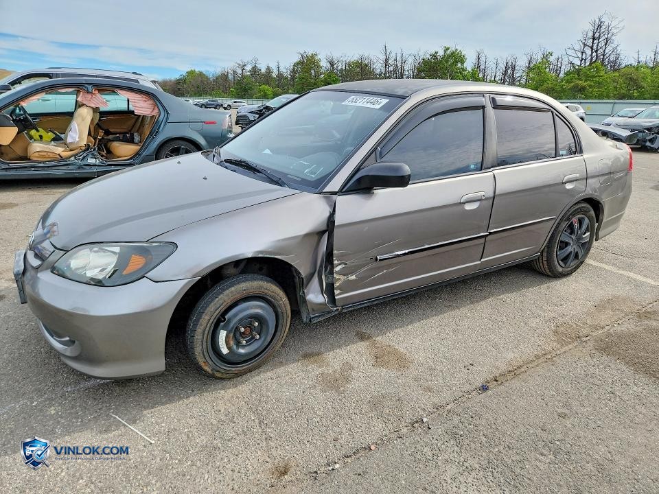 2004 HONDA CIVIC LX – Lot 55211446 auction photo