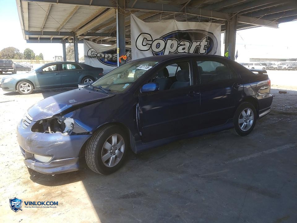 2004 TOYOTA COROLLA S – Lot 55217136 auction photo