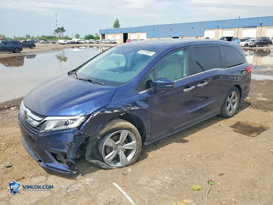 2018 HONDA ODYSSEY EXL – Lot 55218866 auction photo