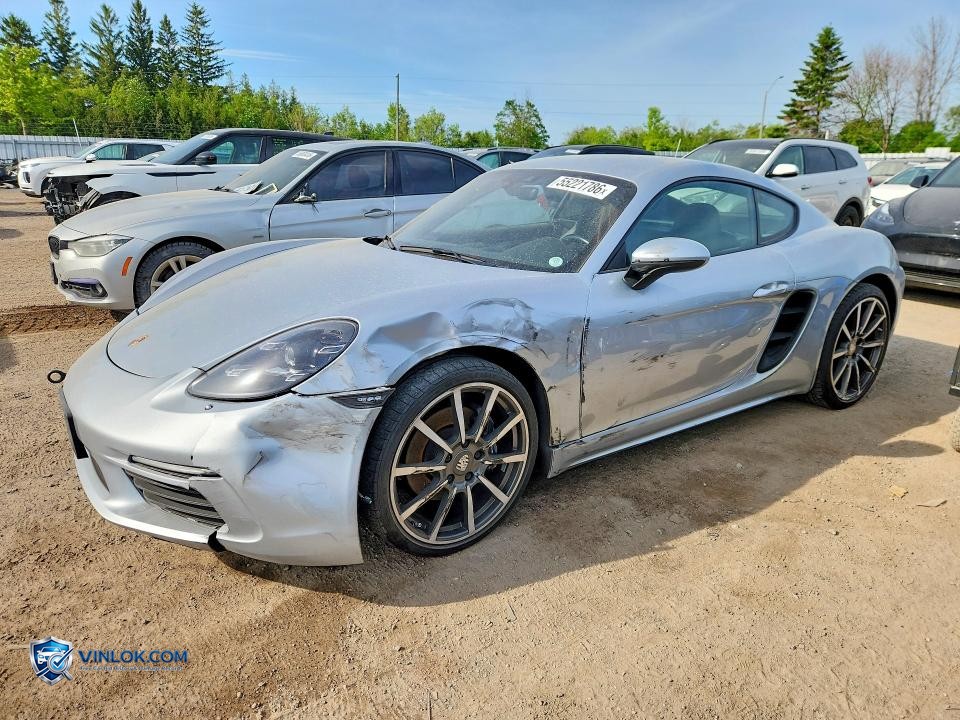 2018 PORSCHE CAYMAN – Lot 55221786 auction photo