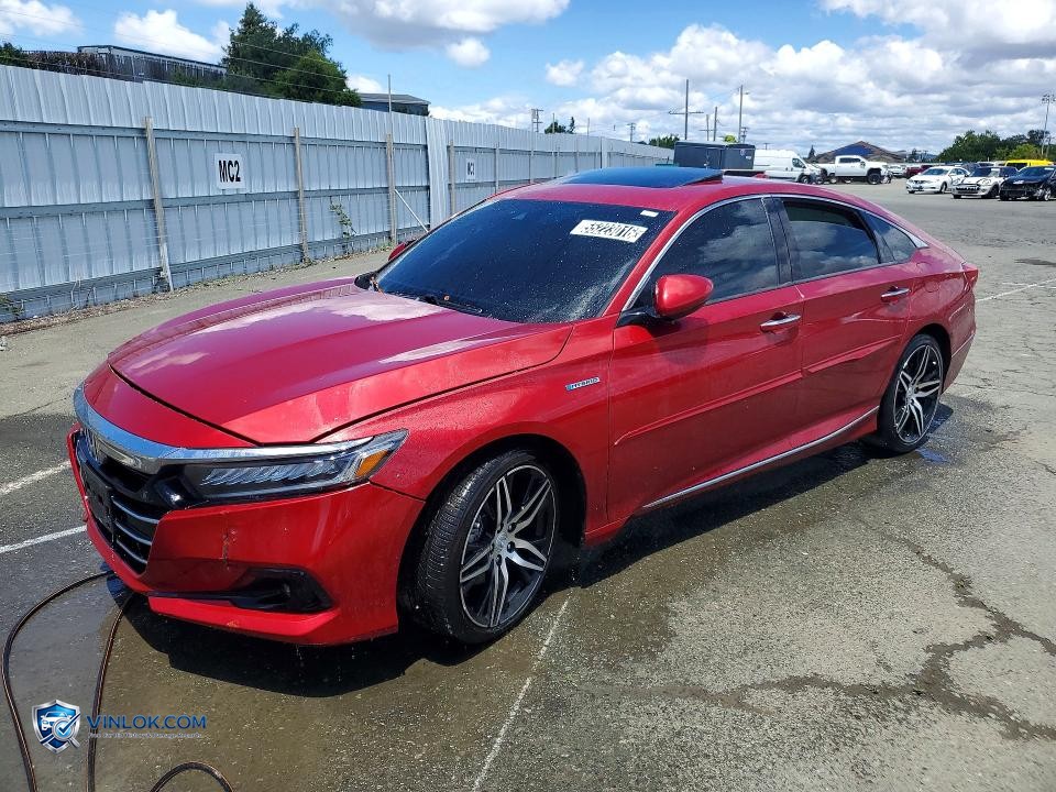 2021 HONDA ACCORD TOURING HYBRID – Lot 55223016 auction photo