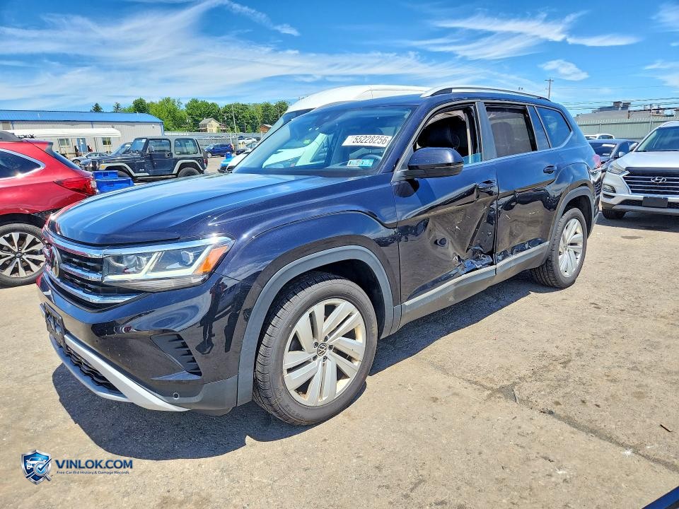 2021 VOLKSWAGEN ATLAS SEL – Lot 55228256 auction photo