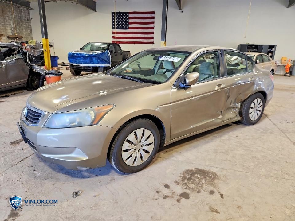 2009 HONDA ACCORD LX – Lot 55234576 auction photo
