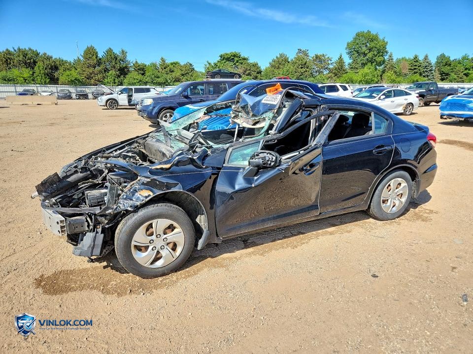 2015 HONDA CIVIC LX – Lot 55235696 auction photo
