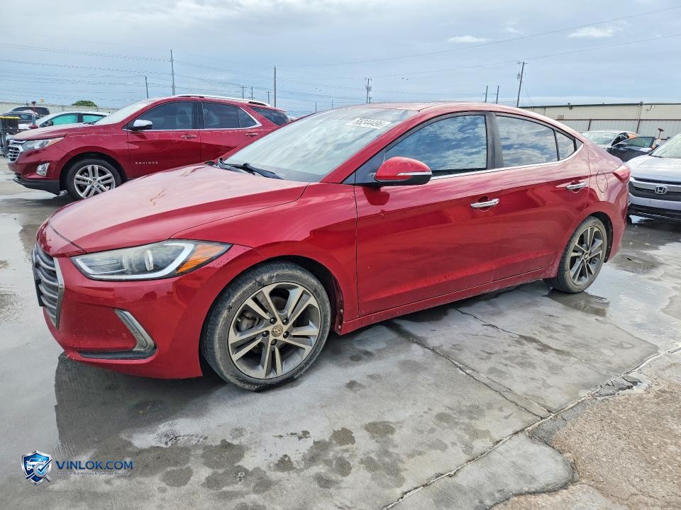 2017 HYUNDAI ELANTRA LIMITED – Lot 55244496 auction photo