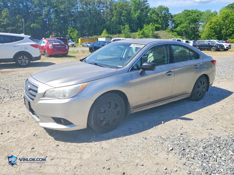 2016 SUBARU LEGACY 2.5I – Lot 55280806 auction photo