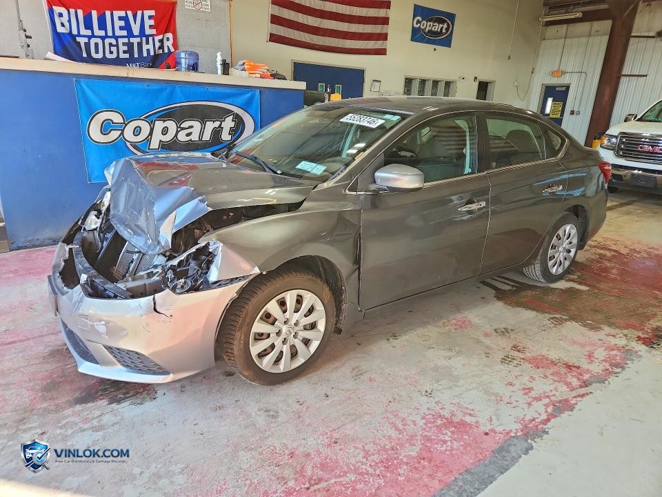 2017 NISSAN SENTRA SV – Lot 55283746 auction photo