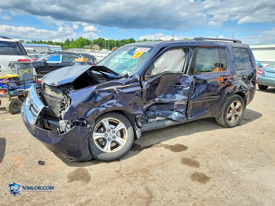 2012 HONDA PILOT EXL – Lot 55303496 auction photo