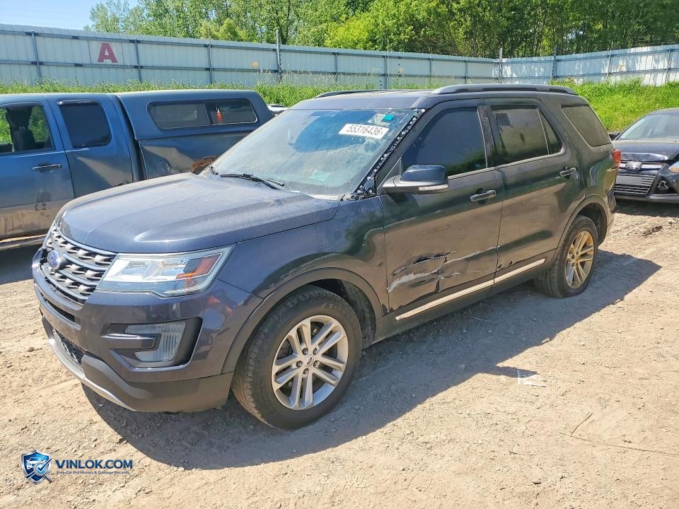 2017 FORD EXPLORER XLT – Lot 55316436 auction photo