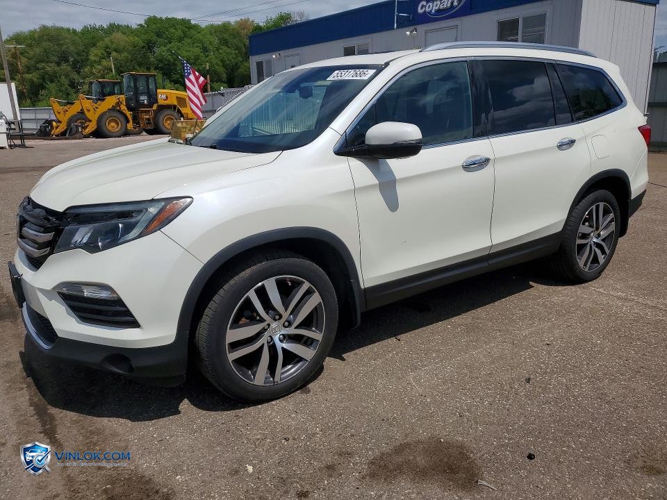 2016 HONDA PILOT ELITE – Lot 55317686 auction photo