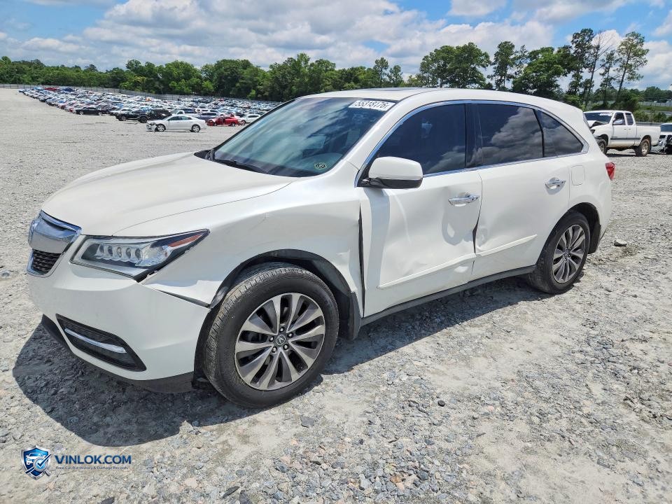 2014 ACURA MDX TECHNOLOGY – Lot 55318176 auction photo