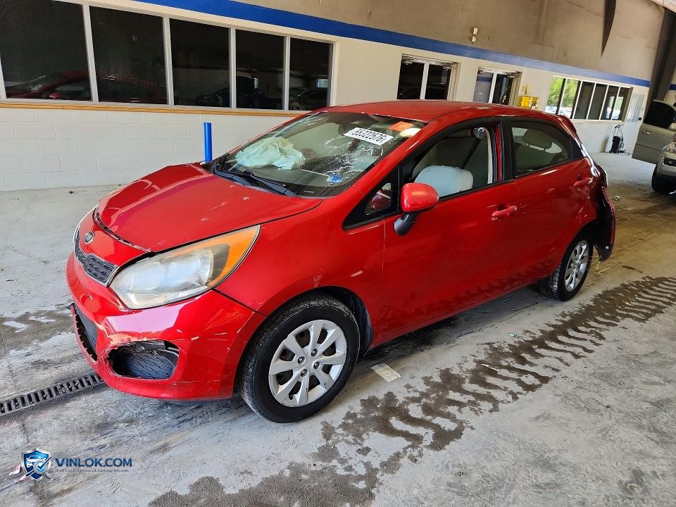 2012 KIA RIO 5-DOOR EX – Lot 55322576 auction photo