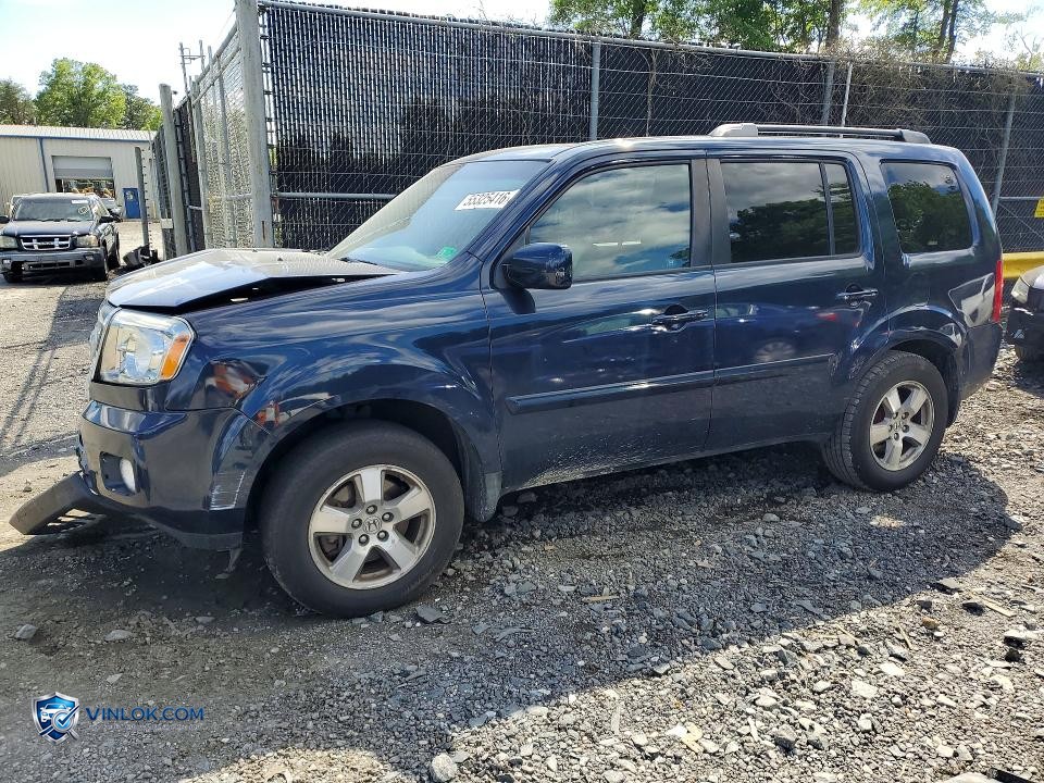 2010 HONDA PILOT EXL – Lot 55325416 auction photo