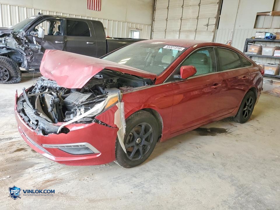 2015 HYUNDAI SONATA SE – Lot 55327316 auction photo