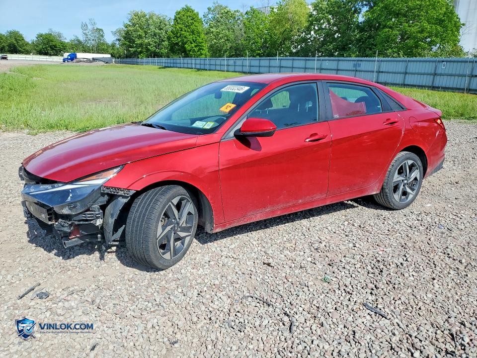 2023 HYUNDAI ELANTRA SEL – Lot 55332346 auction photo