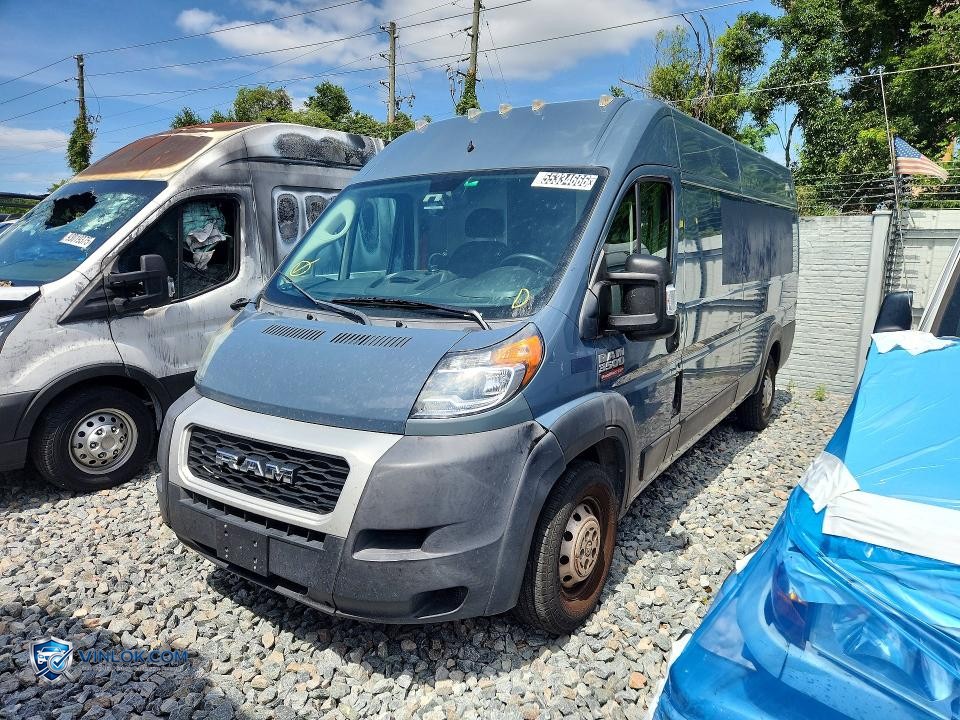 2020 RAM PROMASTER 3500 DELIVERY VAN – Lot 55334666 auction photo