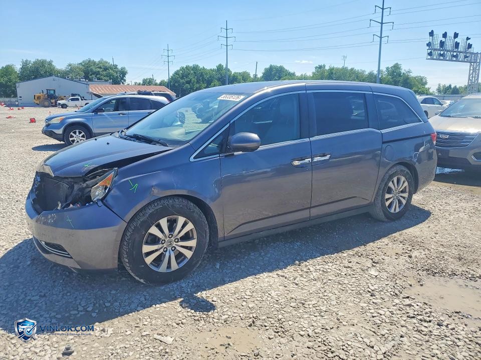 2015 HONDA ODYSSEY EXL – Lot 55335126 auction photo