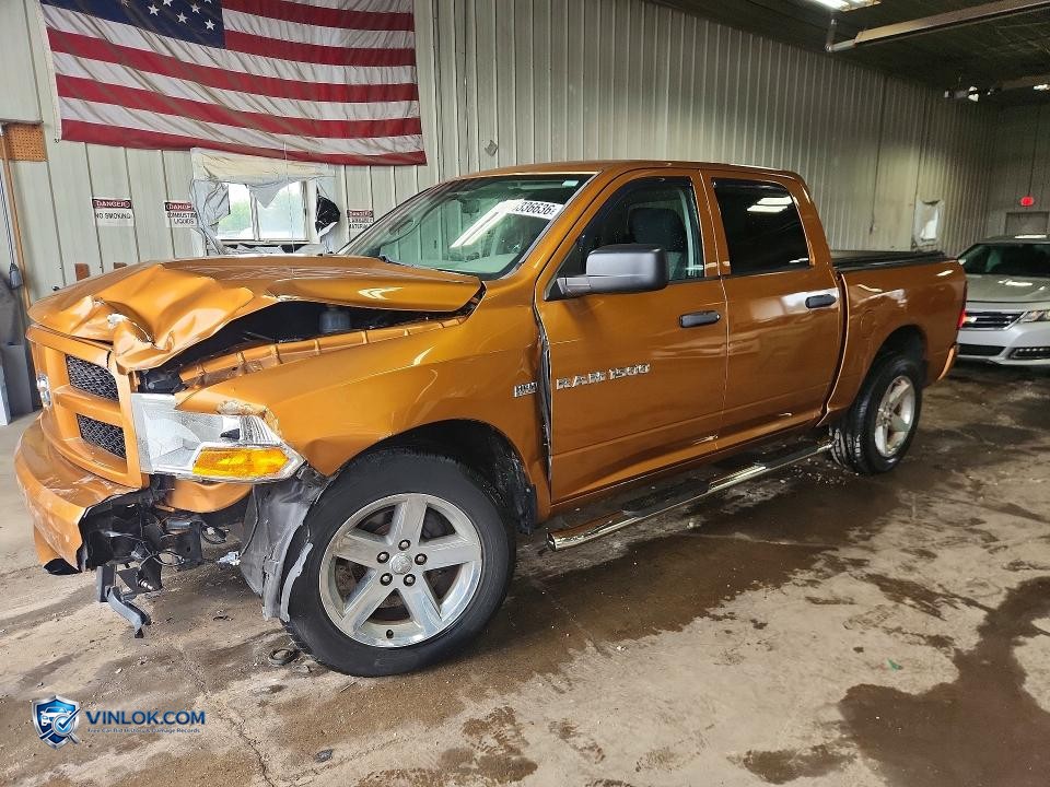 2012 DODGE RAM 1500 ST – Lot 55336636 auction photo