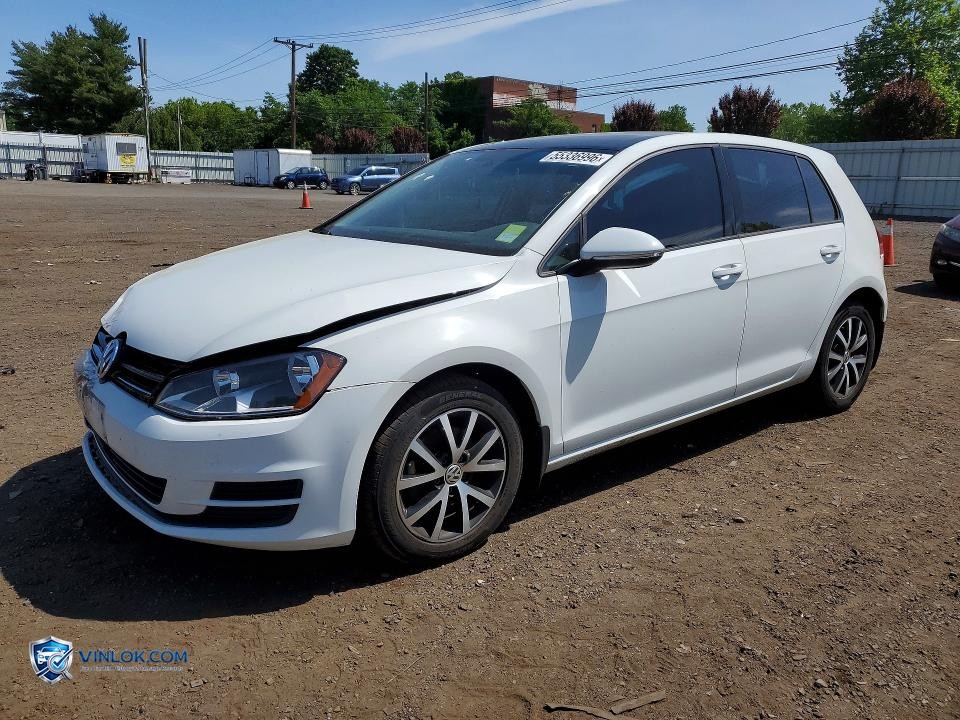 2017 VOLKSWAGEN GOLF S – Lot 55336996 auction photo
