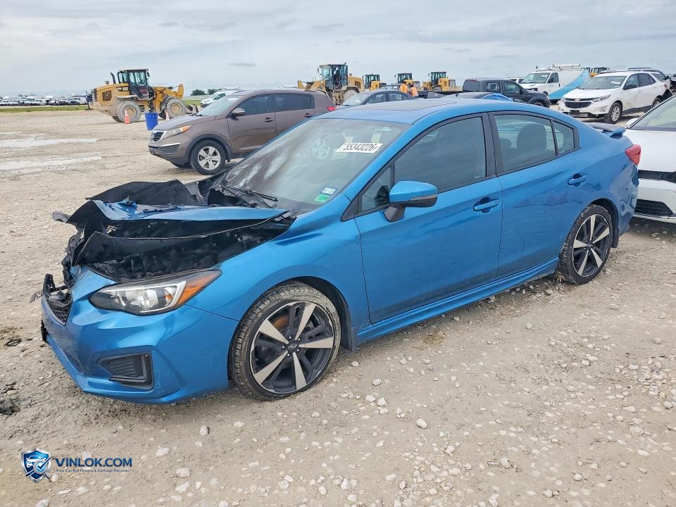 2019 SUBARU IMPREZA SPORT – Lot 55343226 auction photo
