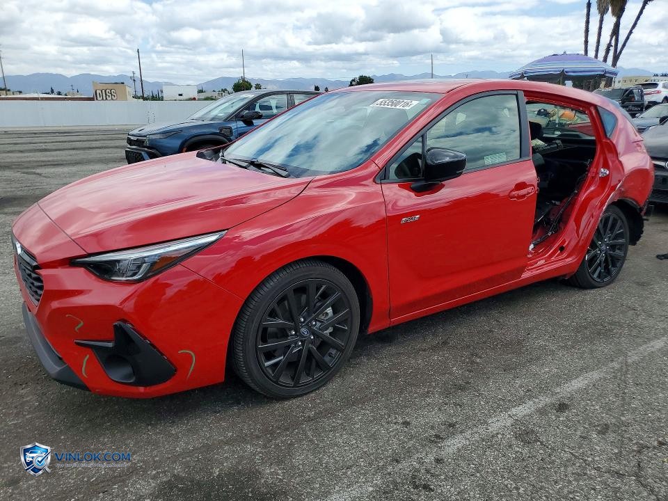 2024 SUBARU IMPREZA RS – Lot 55350016 auction photo
