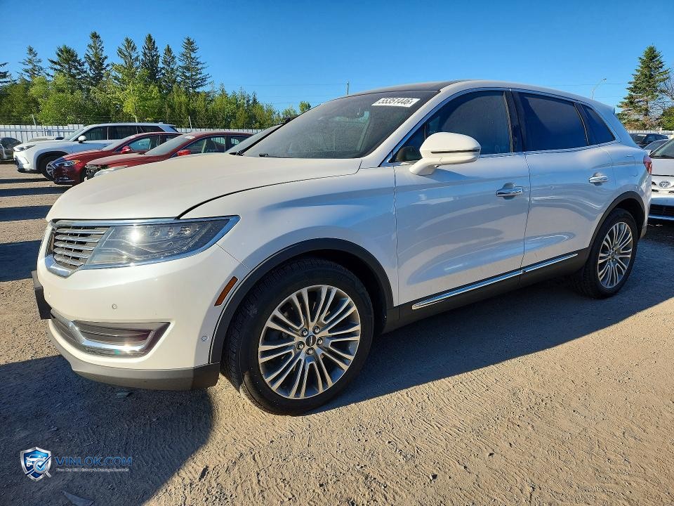2016 LINCOLN MKX RESERVE – Lot 55351446 auction photo