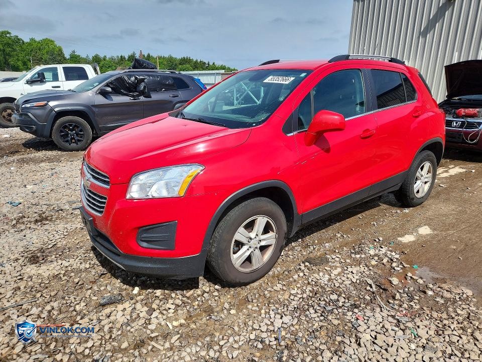 2016 CHEVROLET TRAX 1LT – Lot 55352666 auction photo