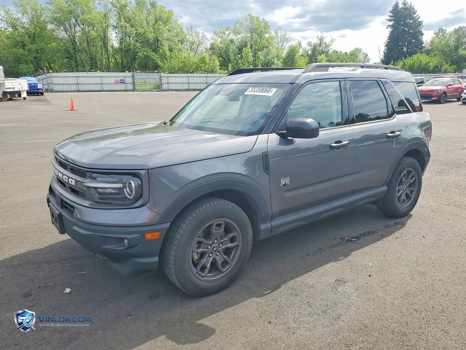 2021 FORD BRONCO SPORT BIG BEND – Lot 55359066 auction photo