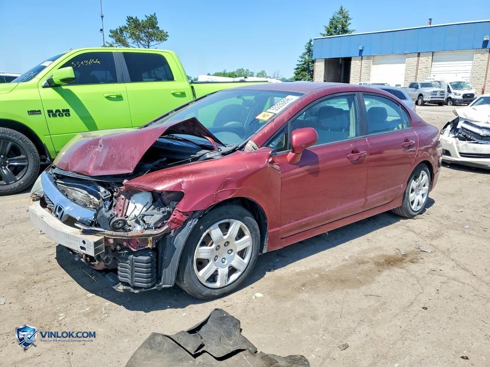 2011 HONDA CIVIC LX – Lot 55359896 auction photo