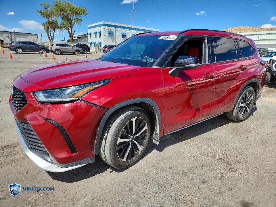 2021 TOYOTA HIGHLANDER XSE – Lot 55360126 auction photo