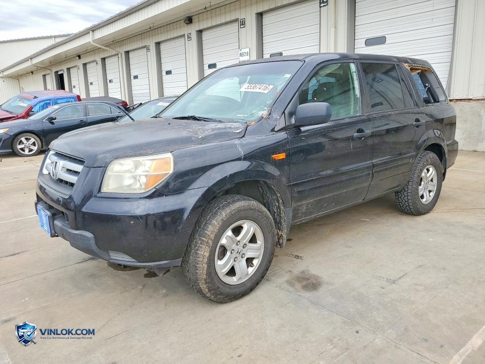 2006 HONDA PILOT LX – Lot 55367416 auction photo