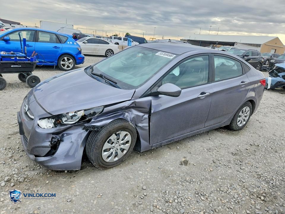 2015 HYUNDAI ACCENT GLS – Lot 55369496 auction photo