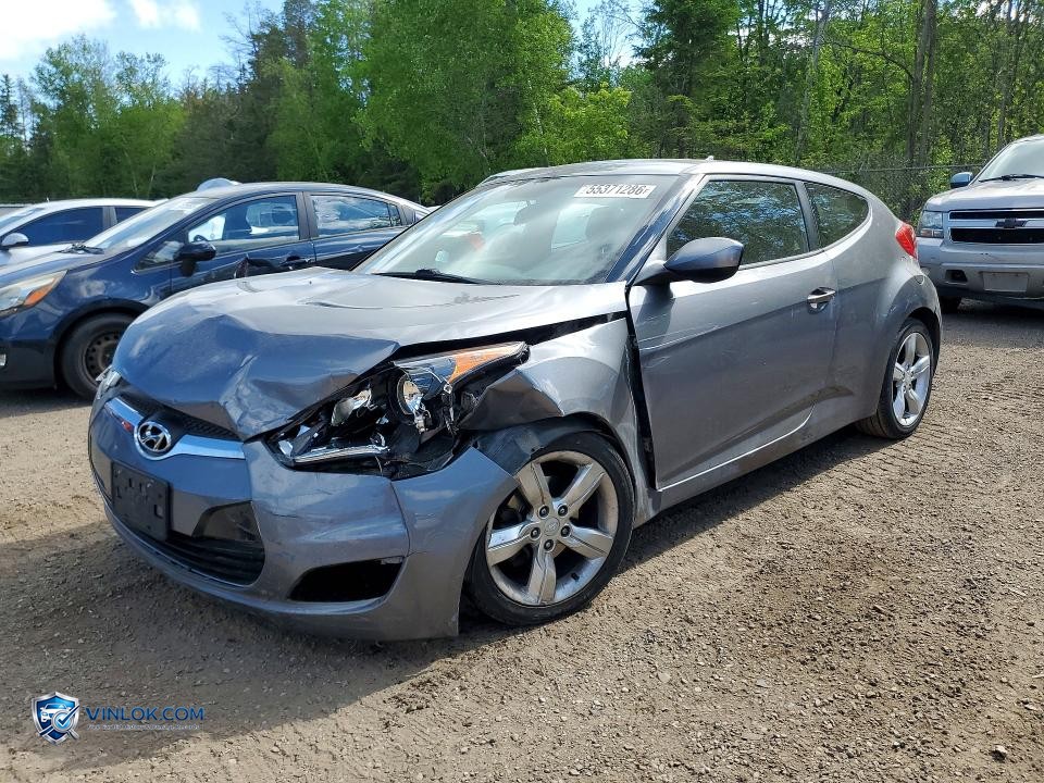 2013 HYUNDAI VELOSTER BASE – Lot 55371286 auction photo