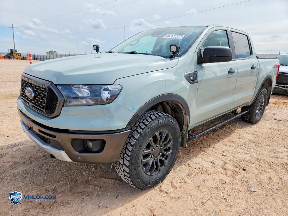 2021 FORD RANGER XL – Lot 55371666 auction photo