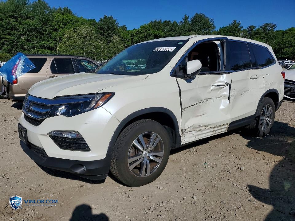 2017 HONDA PILOT EXL – Lot 55377956 auction photo