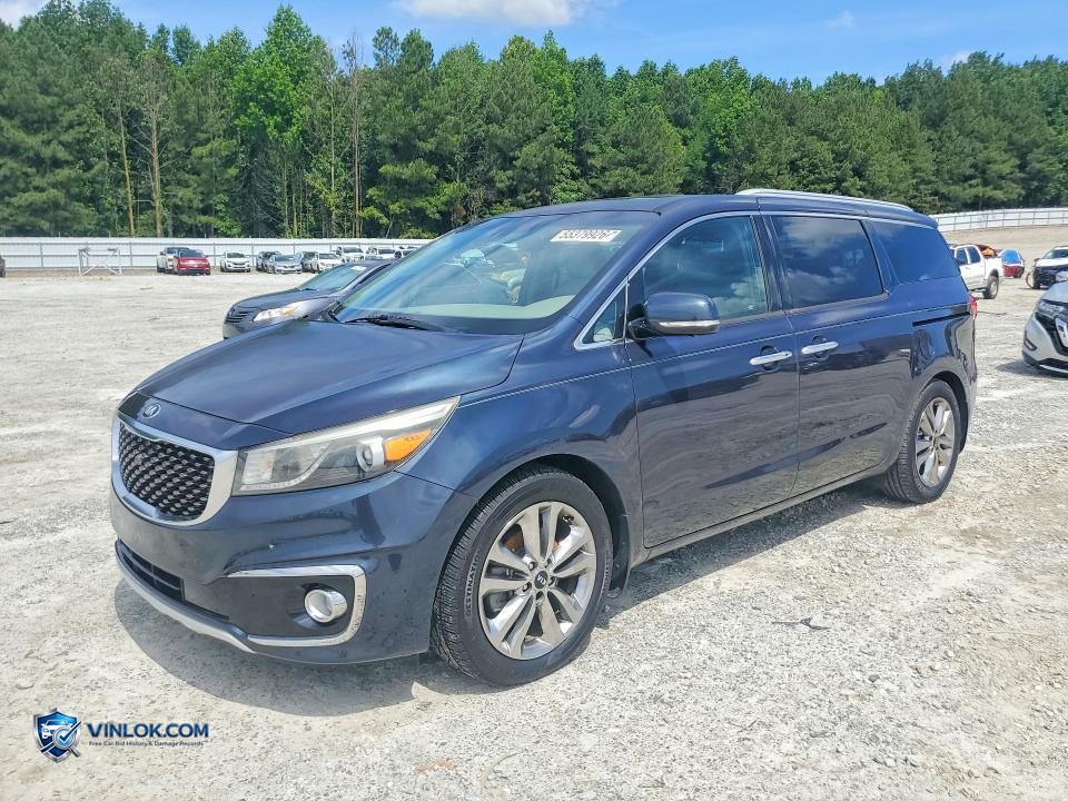 2015 KIA SEDONA SXL – Lot 55379926 auction photo